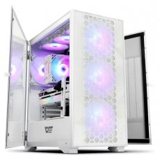 darkFlash DLX21 RGB MESH 강화유리 (화이트)ATX