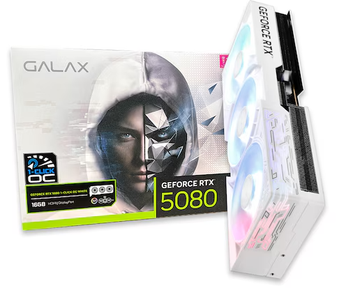 갤럭시 GALAX 지포스 RTX 5080 WHITE OC D7 16GB