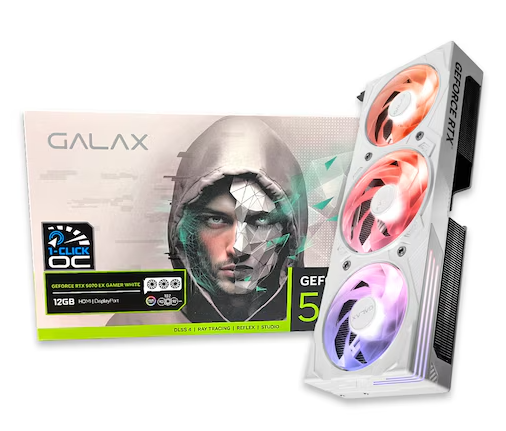 갤럭시 GALAX 지포스 RTX 5070 EX GAMER WHITE OC D7 12GB