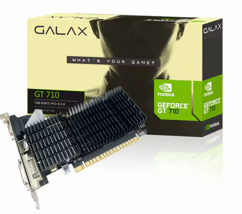 갤럭시 GALAX 지포스 GT710 D3 1GB LP 무소음