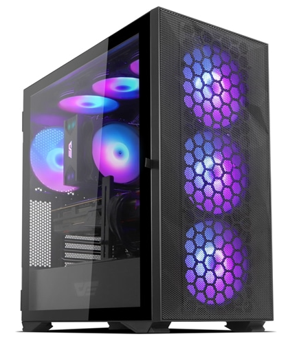 darkFlash DLX21 RGB MESH 강화유리 (블랙)